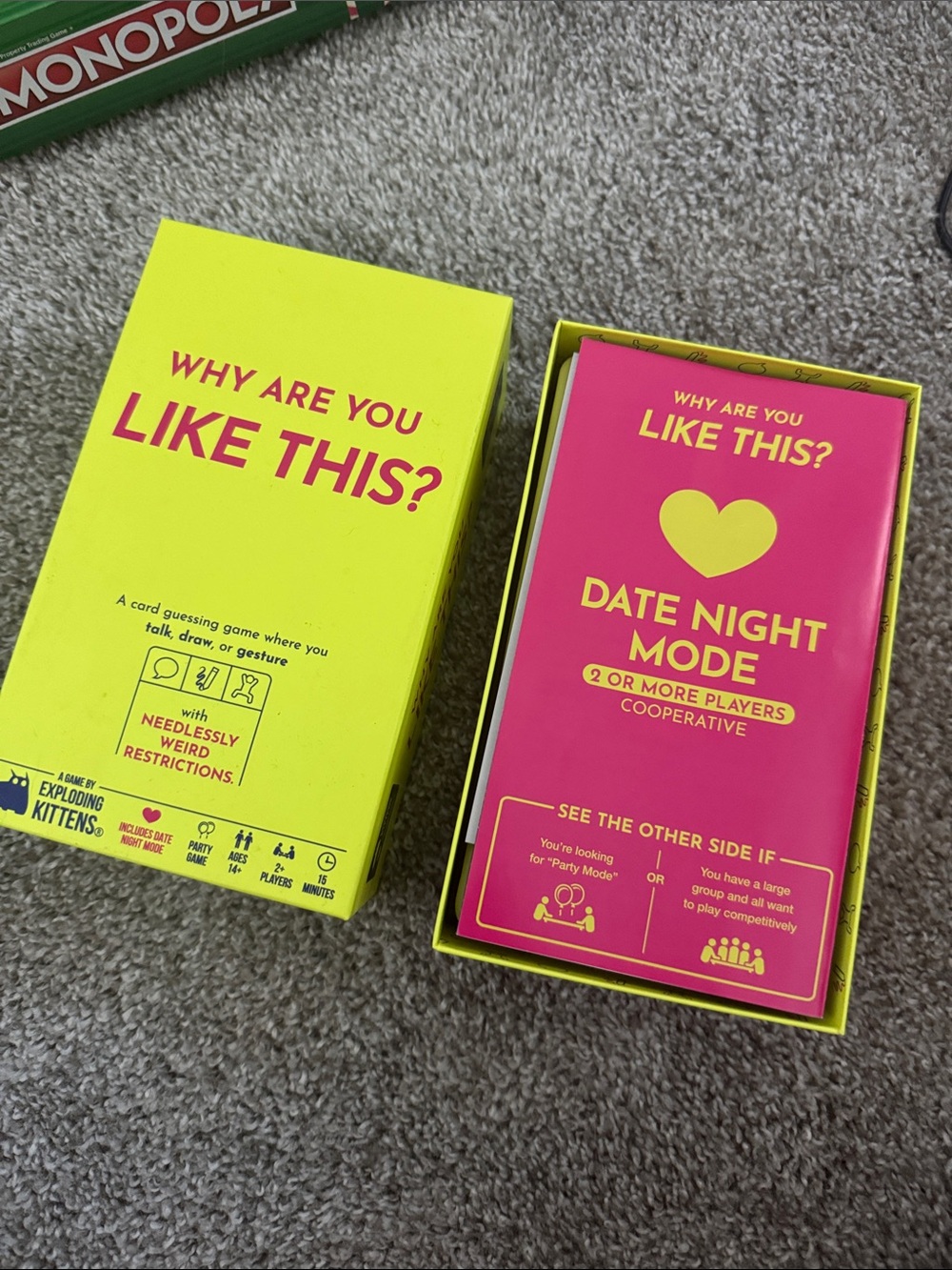 Why Are You Like This? Card Game - Neon Yellow & Hot Pink